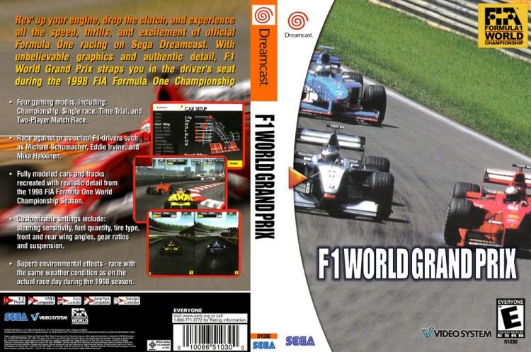 F1 World Grand Prix - Sega Dreamcast | VideoGameX