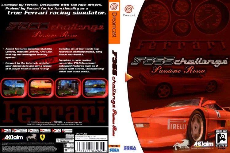 F355 Challenge: Passione Rossa - Sega Dreamcast | VideoGameX
