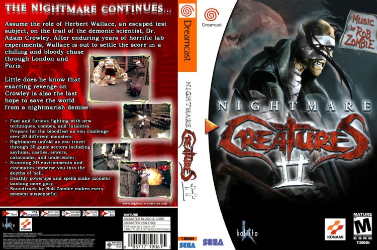 Nightmare Creatures II - Sega Dreamcast | VideoGameX
