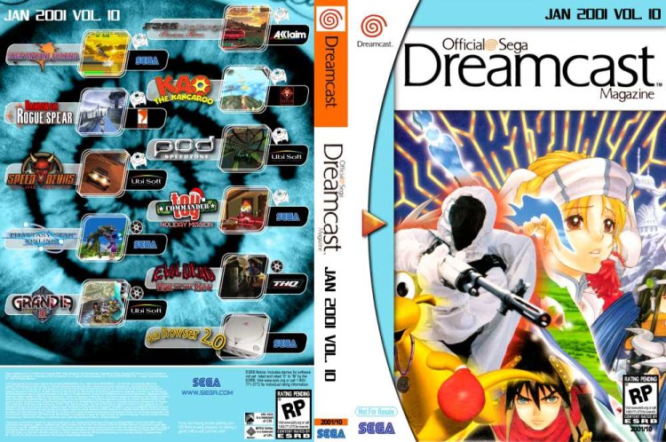 Official Sega Dreamcast Magazine Vol. 10 - January 2001 [Demo] - Sega Dreamcast | VideoGameX