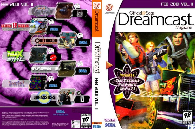 Official Sega Dreamcast Magazine Vol. 11 - February 2001 [Demo] - Sega Dreamcast | VideoGameX