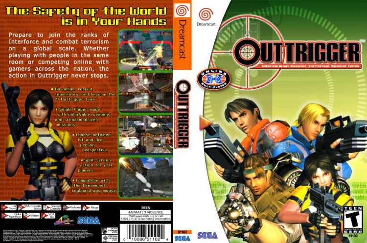 Outtrigger - Sega Dreamcast | VideoGameX