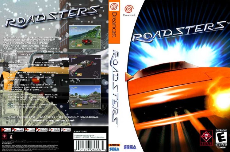 Roadsters - Sega Dreamcast | VideoGameX