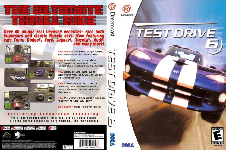 Test Drive 6 - Sega Dreamcast | VideoGameX