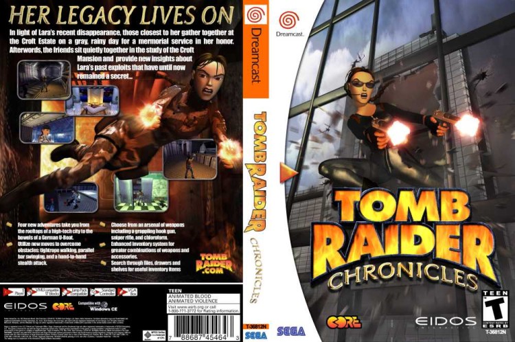 Tomb Raider: Chronicles - Sega Dreamcast | VideoGameX