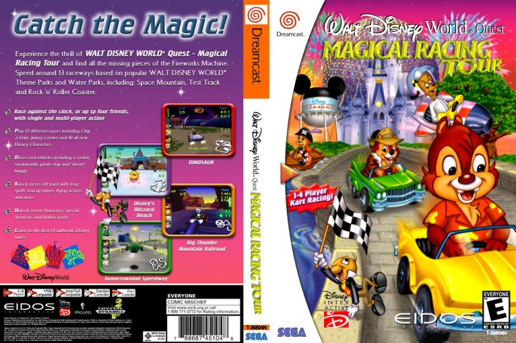 Walt Disney World Quest Magical Racing Tour - Sega Dreamcast | VideoGameX