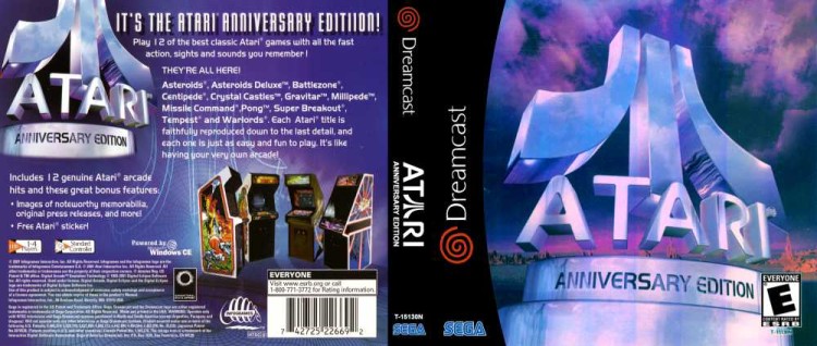 Atari Anniversary Edition - Sega Dreamcast | VideoGameX