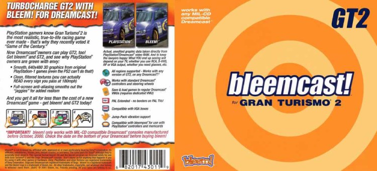 Bleem! for Gran Turismo 2 - Sega Dreamcast | VideoGameX