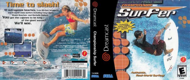 Championship Surfer - Sega Dreamcast | VideoGameX