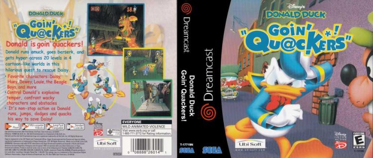 Donald Duck: Goin' Quackers! - Sega Dreamcast | VideoGameX