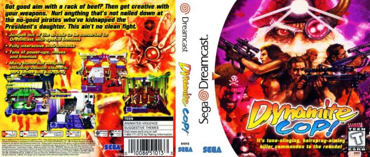 Dynamite Cop! - Sega Dreamcast | VideoGameX