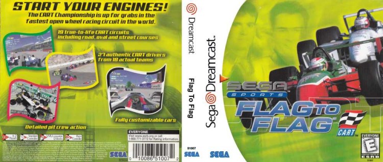 Flag to Flag CART - Sega Dreamcast | VideoGameX