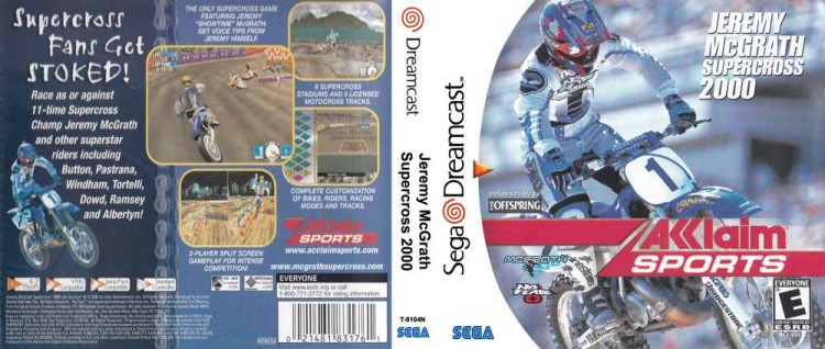 Jeremy McGrath Supercross 2000 - Sega Dreamcast | VideoGameX