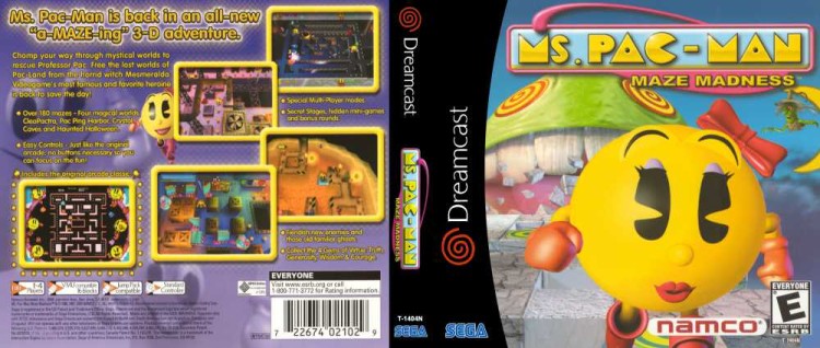 Ms. Pac-Man Maze Madness - Sega Dreamcast | VideoGameX
