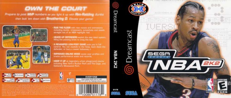 NBA 2K2 - Sega Dreamcast | VideoGameX