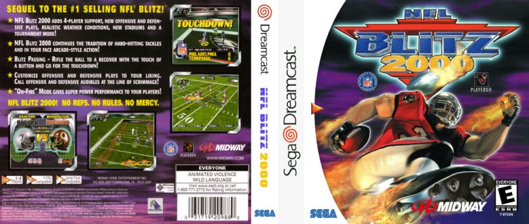 NFL Blitz 2000 - Sega Dreamcast | VideoGameX