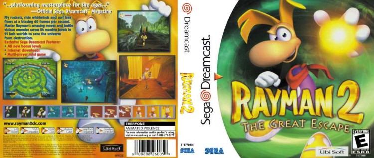 Rayman 2: The Great Escape - Sega Dreamcast | VideoGameX