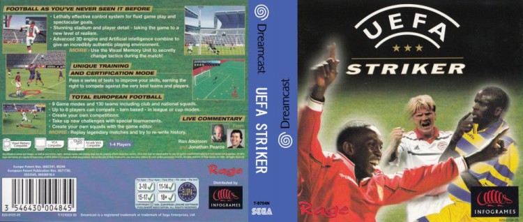 UEFA Striker [Euro Edition] - Sega Dreamcast | VideoGameX