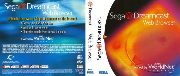 Web Browser 1.0 - Sega Dreamcast | VideoGameX