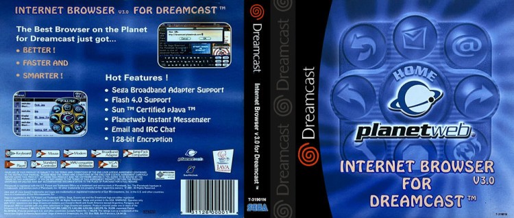 Web Browser 3.0 - Sega Dreamcast | VideoGameX