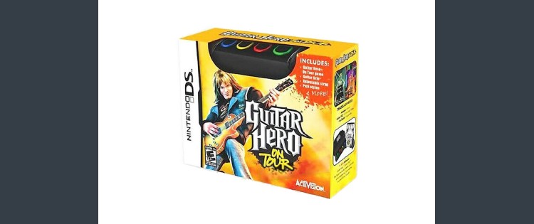 Guitar Hero: On Tour: Guitar Grip Bundle - Nintendo DS | VideoGameX