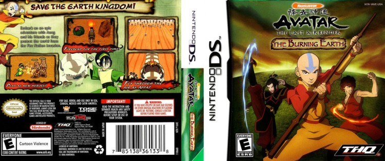 Avatar: The Last Airbender - The Burning Earth - Nintendo DS | VideoGameX
