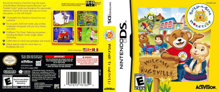 Build-A-Bear Workshop: Welcome to Hugsville - Nintendo DS | VideoGameX