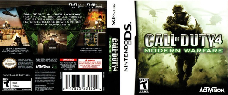 Call of Duty 4: Modern Warfare - Nintendo DS | VideoGameX