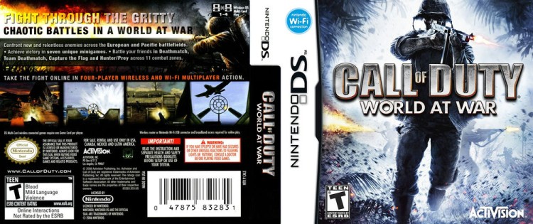 Call of Duty: World at War - Nintendo DS | VideoGameX