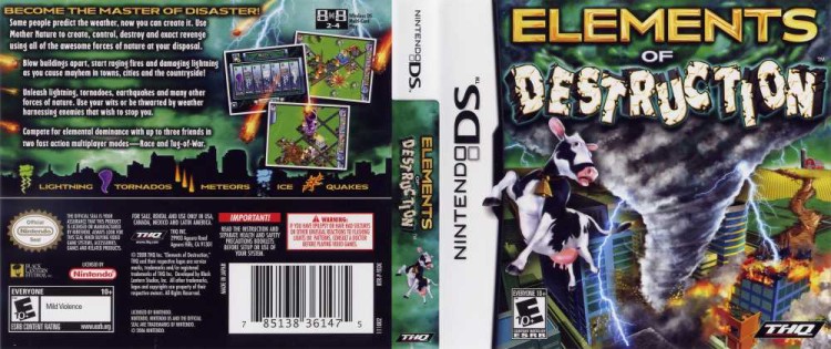Elements of Destruction - Nintendo DS | VideoGameX