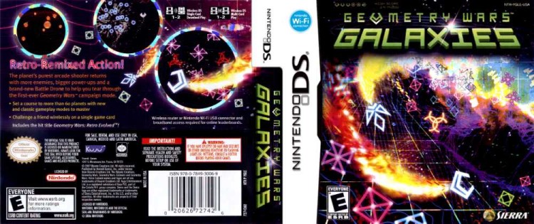 Geometry Wars: Galaxies - Nintendo DS | VideoGameX