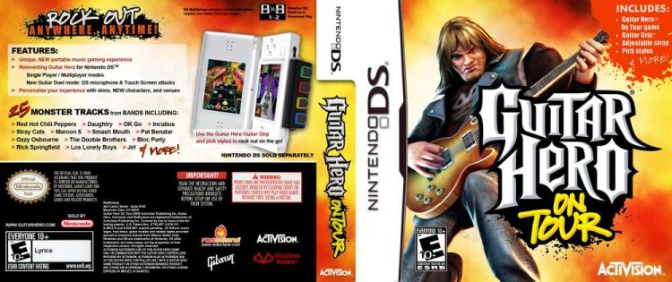 Guitar Hero: On Tour: Guitar Grip Bundle - Nintendo DS | VideoGameX
