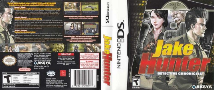 Jake Hunter: Detective Chronicles - Nintendo DS | VideoGameX