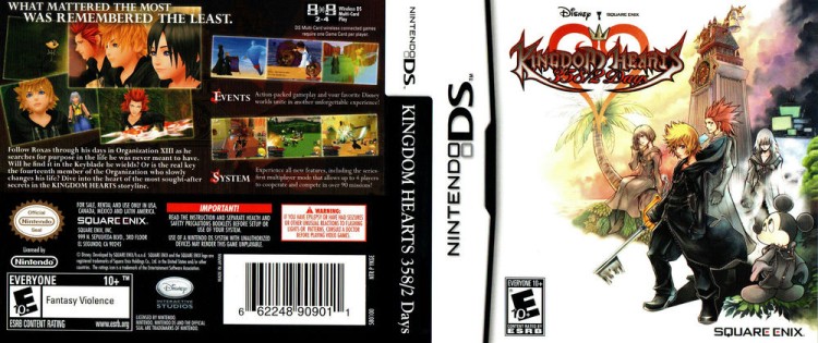 Kingdom Hearts: 358/2 Days - Nintendo DS | VideoGameX