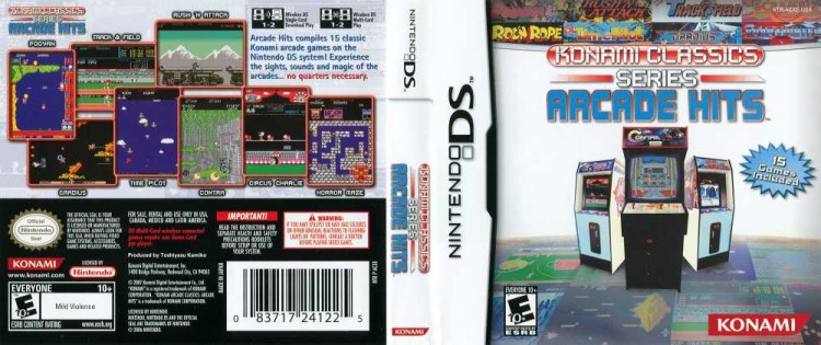 Konami Classics Series: Arcade Hits - Nintendo DS | VideoGameX