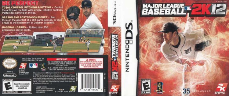 Major League Baseball 2K12 - Nintendo DS | VideoGameX