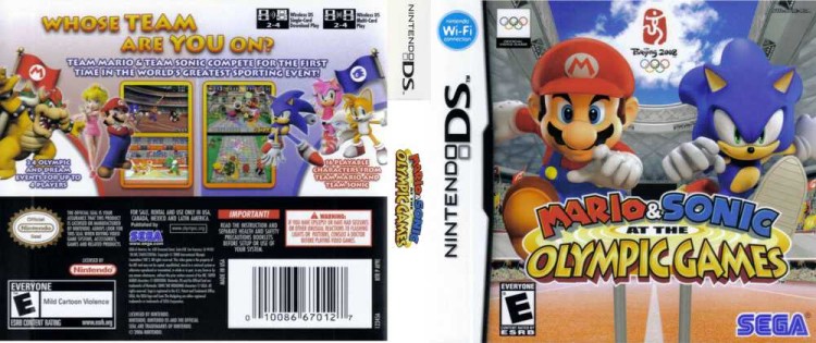 Mario & Sonic at the Olympic Games - Nintendo DS | VideoGameX