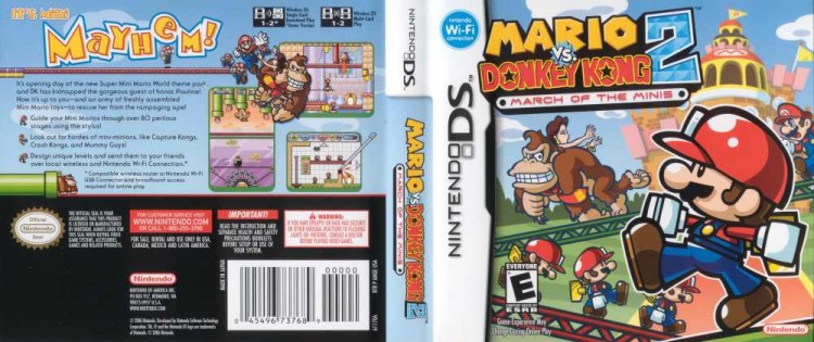 Mario vs. Donkey Kong 2: March of the Minis - Nintendo DS | VideoGameX