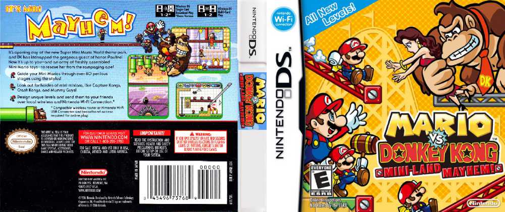 Mario vs. Donkey Kong: Mini-Land Mayhem - Nintendo DS, Nintendo DS