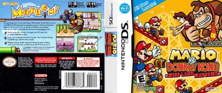 Mario vs. Donkey Kong: Miniland Mayhem - Nintendo DS | VideoGameX