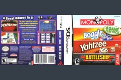 4 Game Fun Pack: Monopoly / Boggle / Yahtzee / Battleship - Nintendo DS | VideoGameX