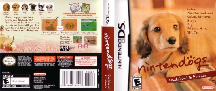 Nintendogs: Dachshund and Friends - Nintendo DS | VideoGameX