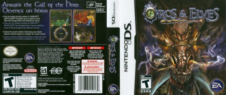 Orcs & Elves - Nintendo DS | VideoGameX