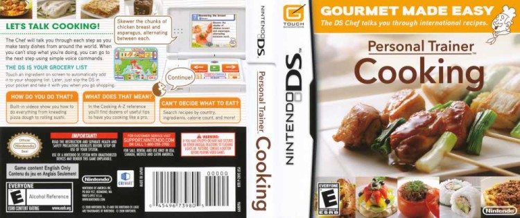 Personal Trainer: Cooking - Nintendo DS | VideoGameX