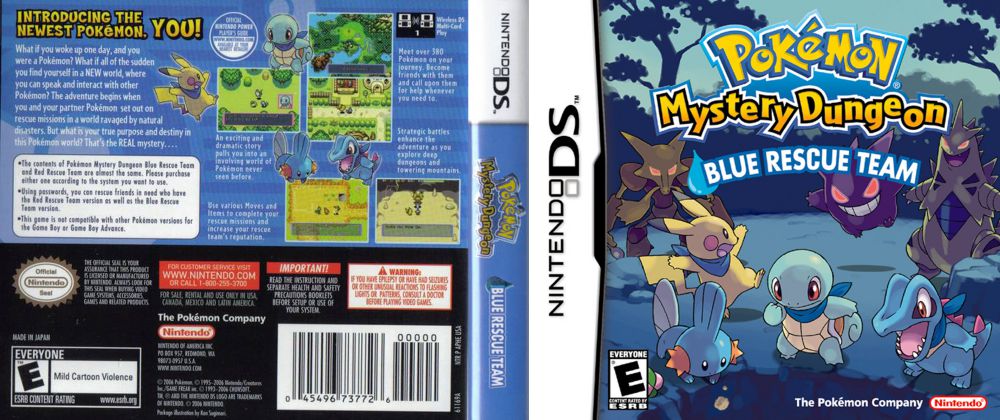 Pokémon Mystery Dungeon: Blue Rescue Team - Nintendo DS | VideoGameX