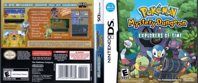 Pokémon Mystery Dungeon: Explorers of Time - Nintendo DS | VideoGameX