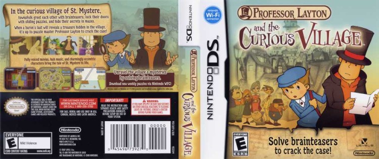 Professor Layton and the Curious Village - Nintendo DS | VideoGameX