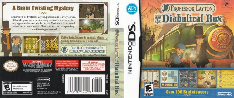 Professor Layton and The Diabolical Box - Nintendo DS | VideoGameX