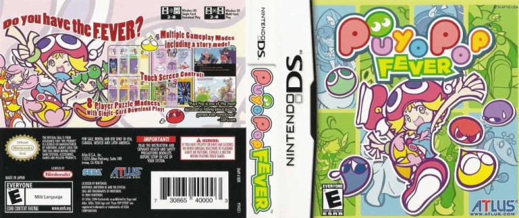 Puyo POP Fever - Nintendo DS | VideoGameX