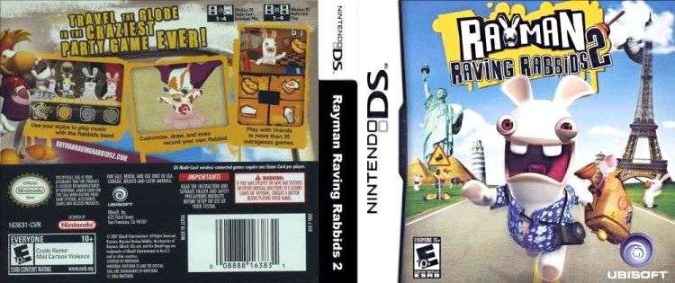 Rayman Raving Rabbids 2 - Nintendo DS | VideoGameX